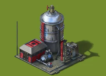 油井矿厂可生产并存储矿石,升级后可提升产量及容量.