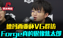 德玛西亚杯VG群访 iboy称Forge真的很像焦太郎