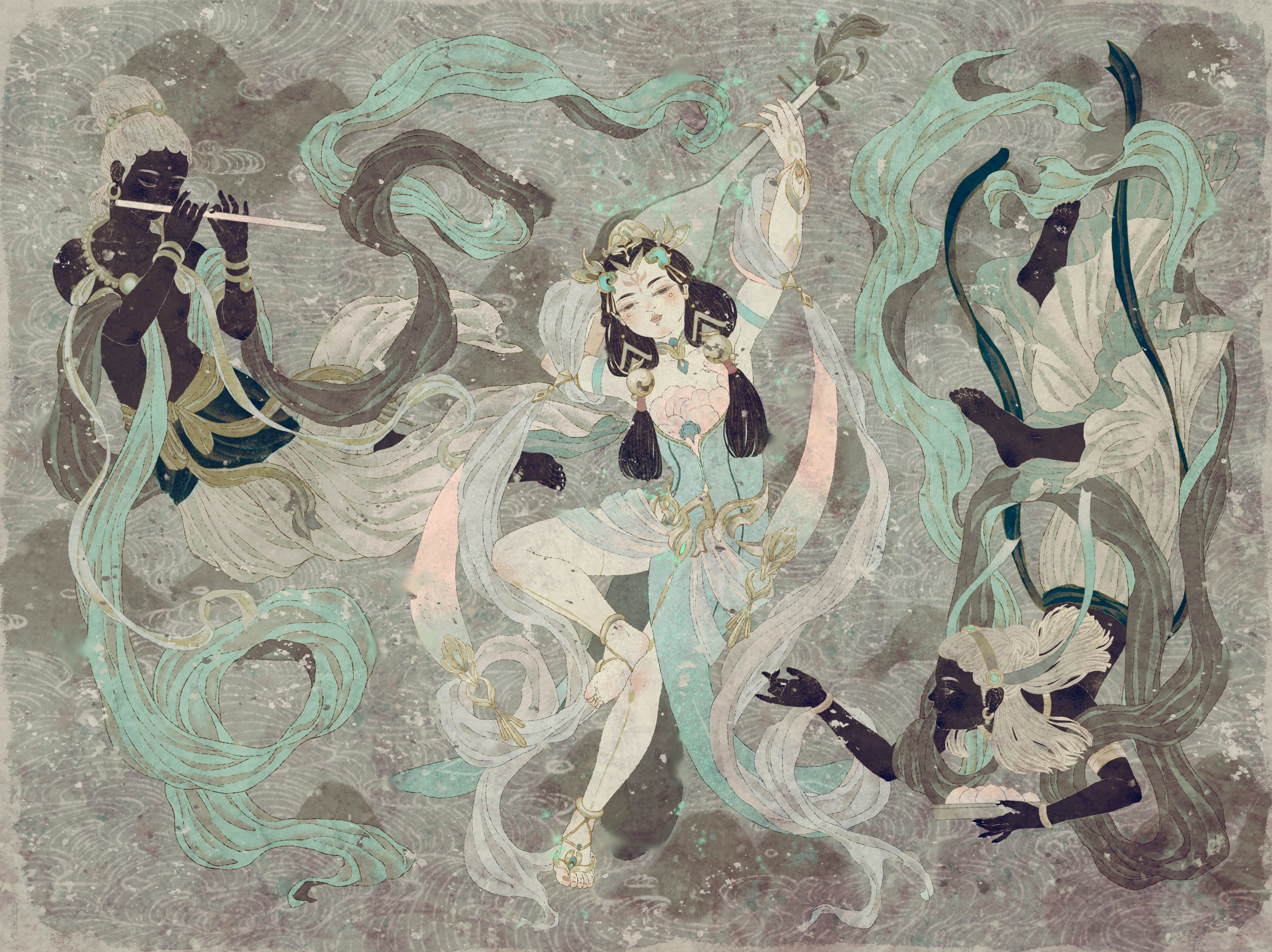 王者荣耀x敦煌研究院x站酷大画敦煌设计大赛