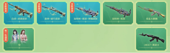 自带3防角色限时免费领取，每周游戏3天可再免费抽取CF点券