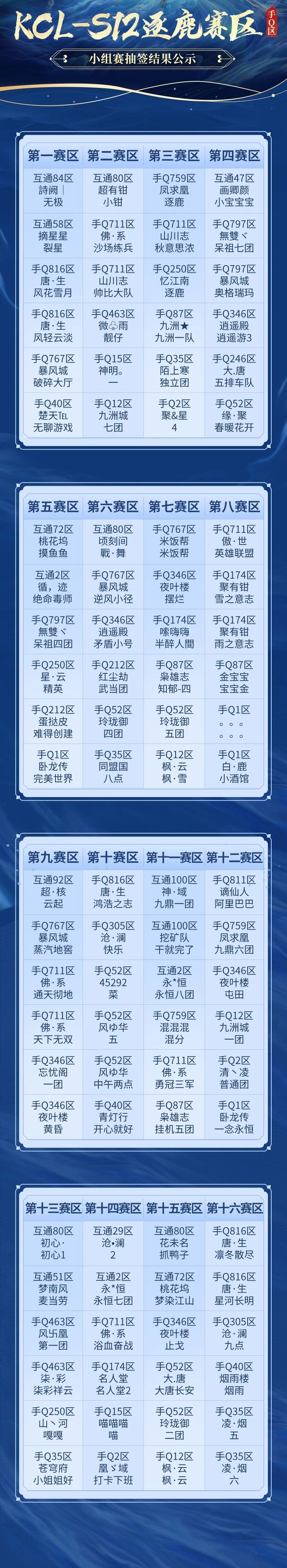 全服破罩！2024狂战节“无双国战”明日开战（附KCL-s12小组赛抽签结果）
