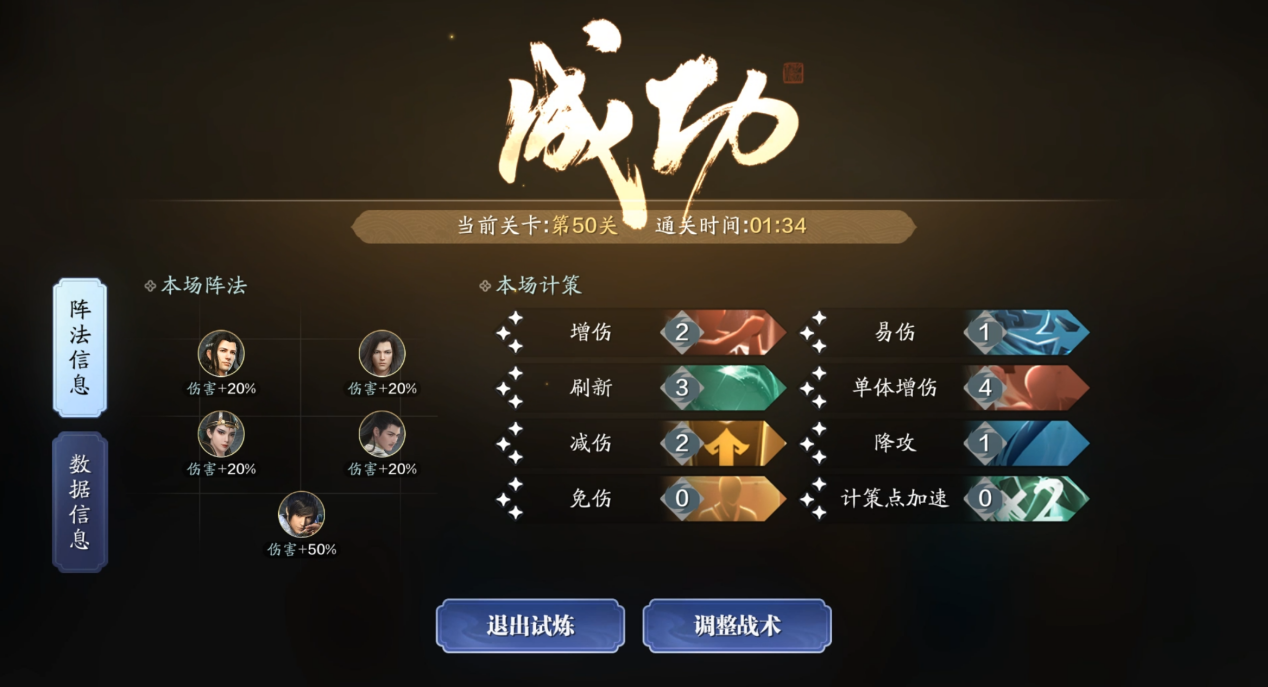 吃花生的这次上大分破阵子50关BOSS老饕冲榜阵容来啦