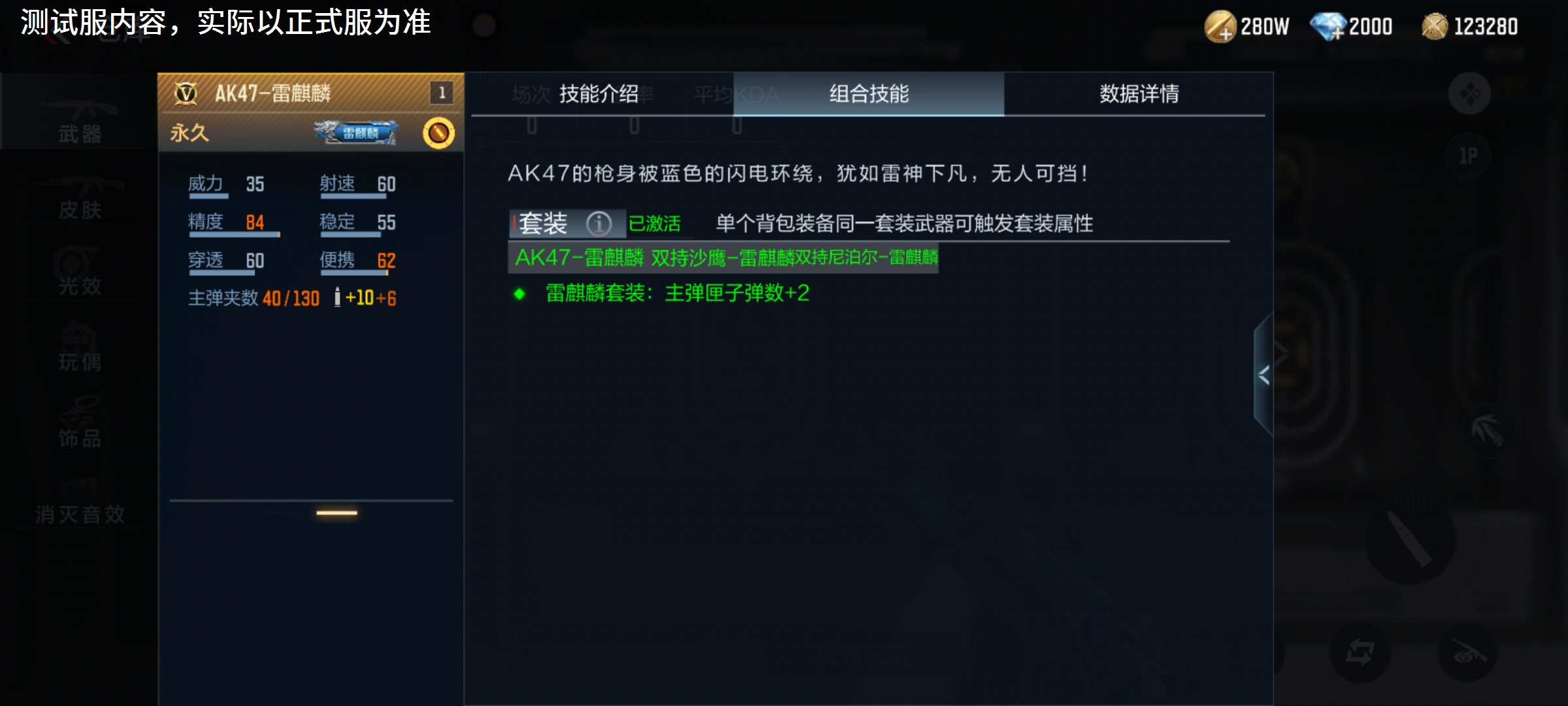 雷铸麒麟平民英雄上新，套装特色与性能解读