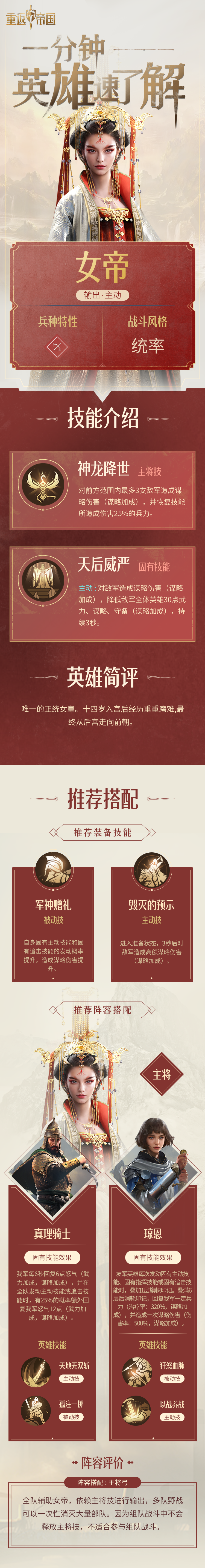 一分钟了解英雄【女帝】
