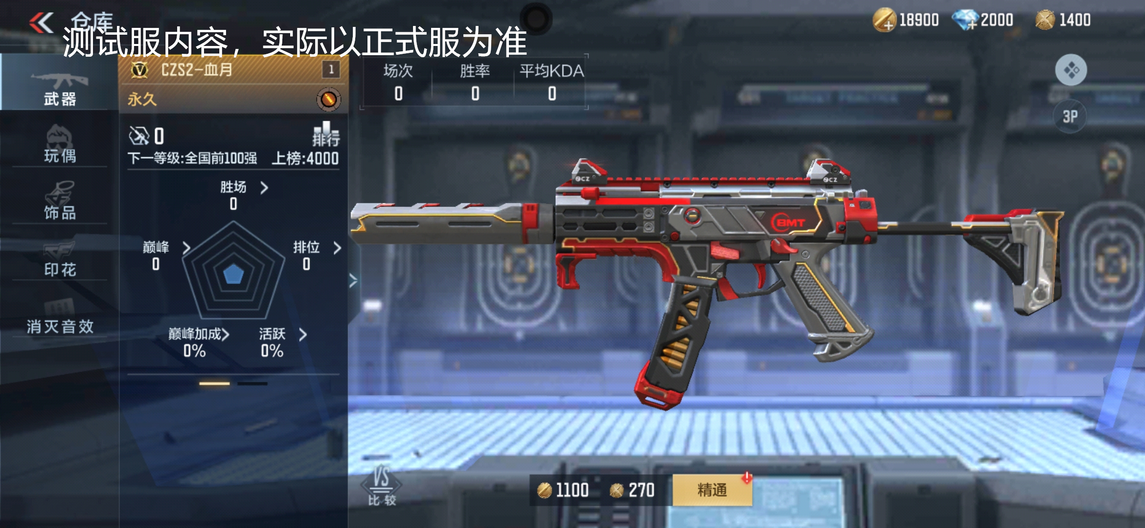 体验服快车：血月家族迎来新成员，CZS2-血月抢先看！