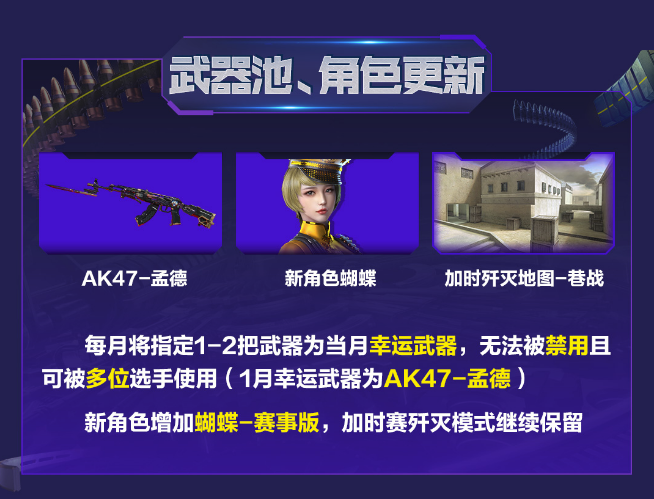 枪战王者：武器池调整成新赛季突出变化 战术暂停优化考验教练能力