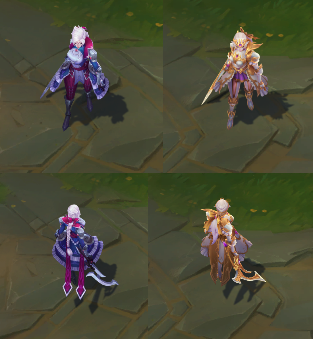 1025版本卡特六剑我全都要女帝系列皮肤鉴赏