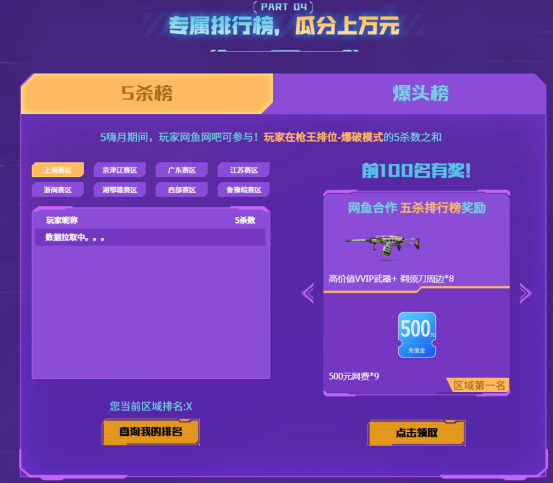 【活动头条】五嗨节好礼献上！假期与好友一起穿越火线！