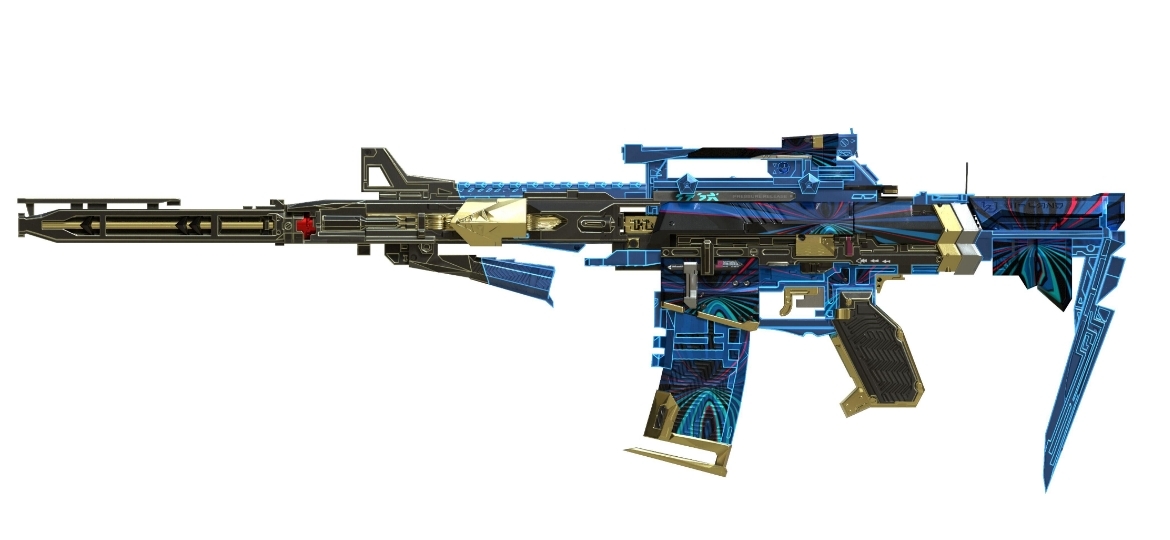 枪身材质和杀敌变色效果也是相同的,整体的美术品质堪称cfm皮肤之最