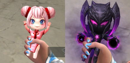 唯一美中不足的就是它们的投掷时间长,都增加了一段动画特效,例如妖姬