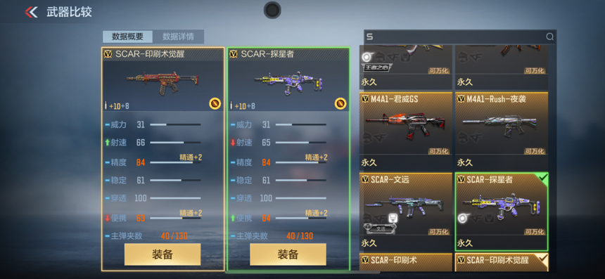 【武器鉴赏】全新SCAR系列武器上线，SCAR-印刷术觉醒强度如何？