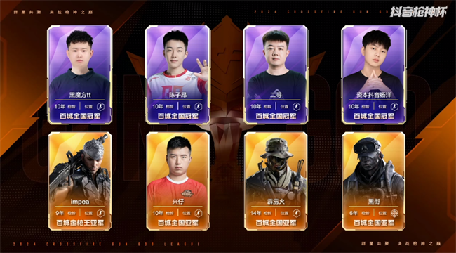 抖音枪神杯主播赛道选秀之夜，8队48人已就位！