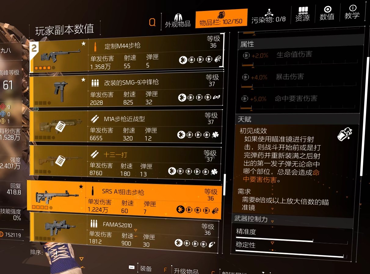 特工投稿|狙击套装推荐-【A、8两对】配装思路介绍