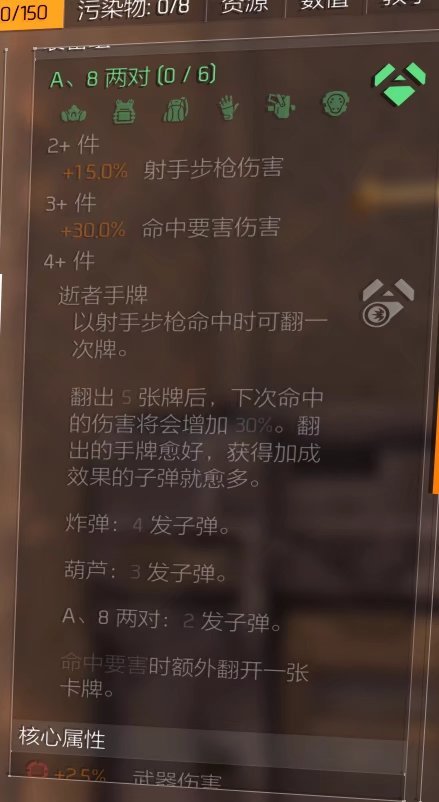 特工投稿|狙击套装推荐-【A、8两对】配装思路介绍