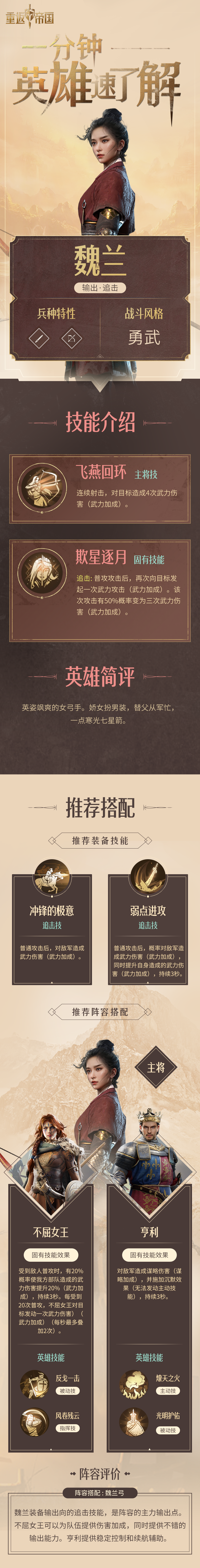 一分钟了解英雄【魏兰】