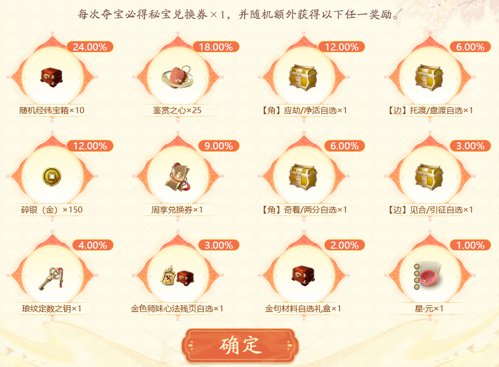 珍奇夺宝活动开启江湖珍宝任君选择