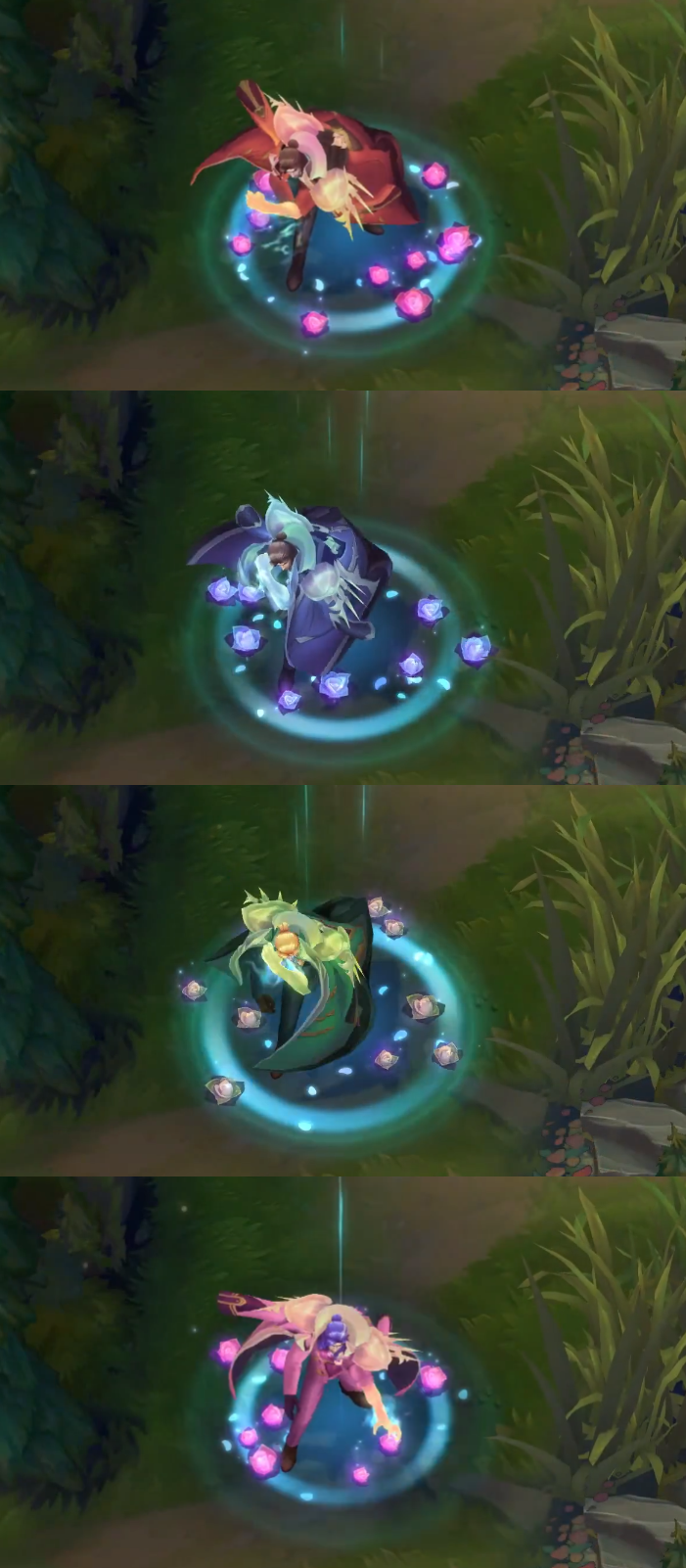 【对比】水晶玫瑰和幽梦玫瑰的炫彩特效变化-英雄联盟官方网站-腾讯