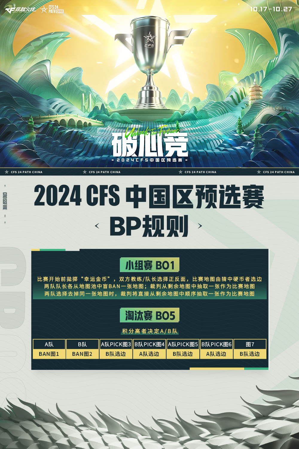 破心竞！2024CFS中国区预选赛赛事规则一文解读
