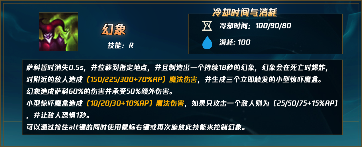 lol小丑技能