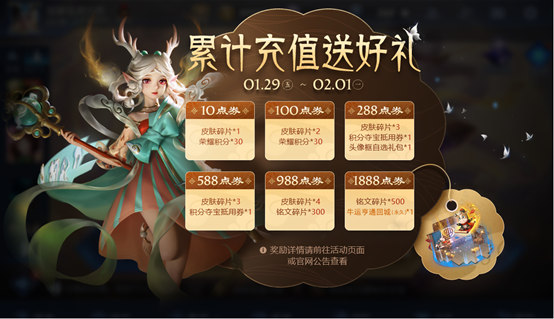 1月26日全服不停机更新（一）：芈月新皮肤白晶晶即将上线