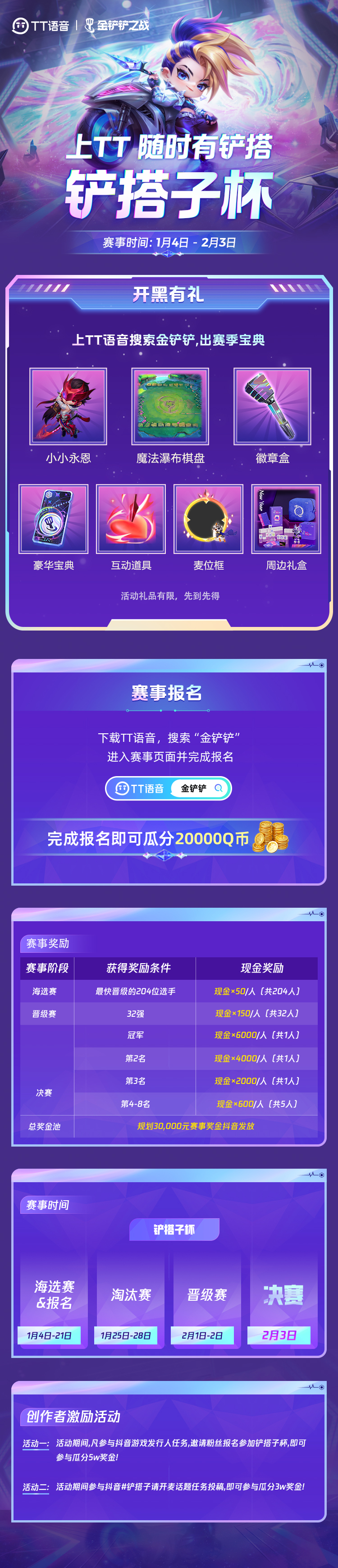 强强联手，《金铲铲之战》xTT语音首个平台自办赛