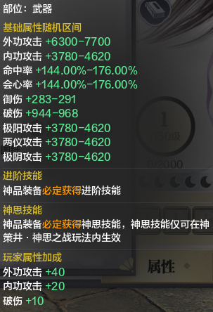 体服速报神思之战装备抢先看