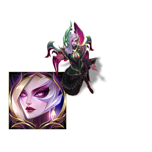 【魔女 艾希 狂信 炫彩 图标】/【至尊魔女 莫甘娜 狂信 炫彩 图标】