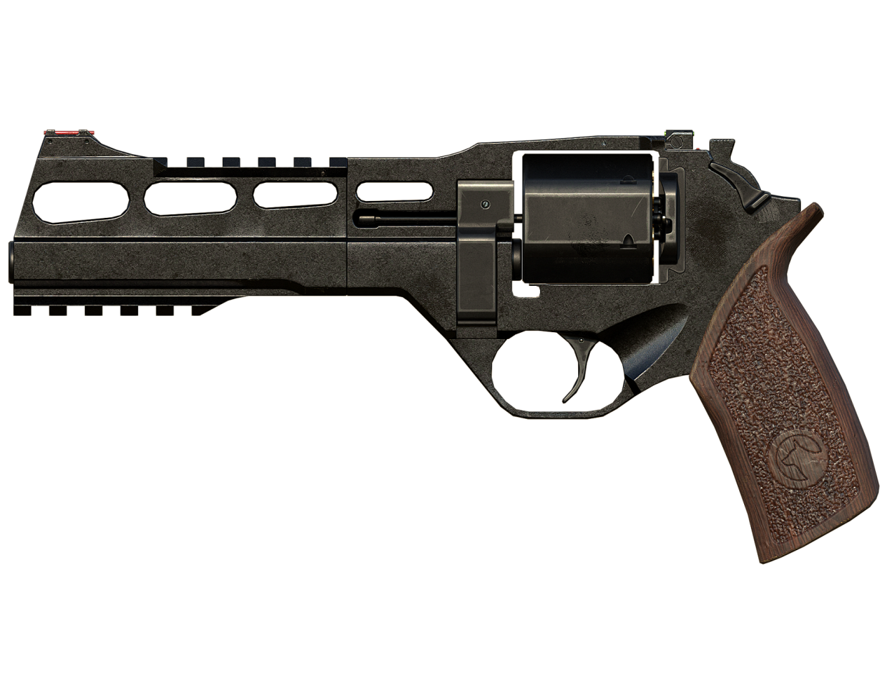 R45 意 大 利 制 造 的 现 代 六 发 左 轮 手 枪.使 用.45 口 径 的 弹 药.