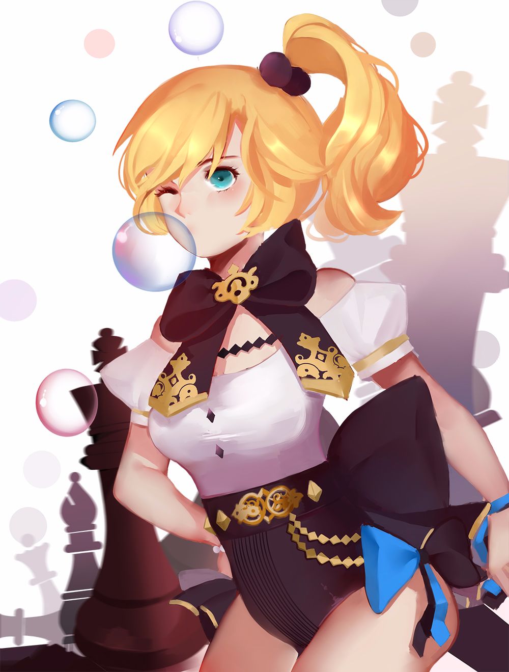 露娜测评不不3年以前0【荣耀枪神】"鲸鱼飞鸟"皮肤套装鉴赏【荣耀枪神