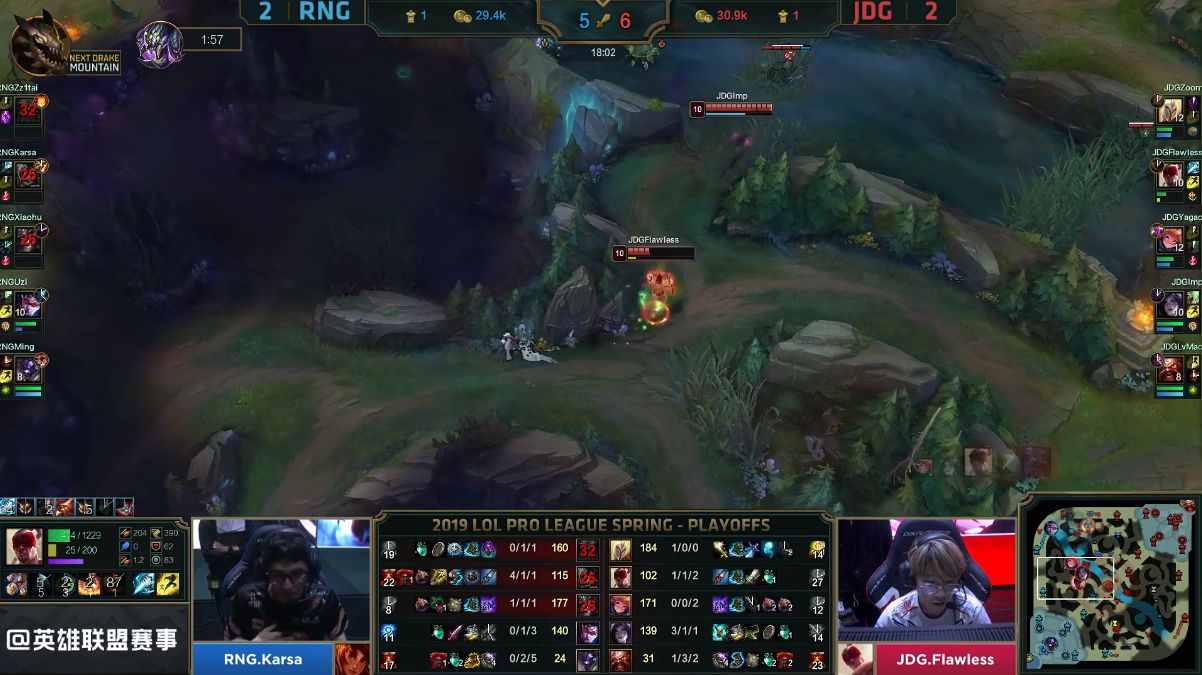 RNG止步八强与EDG成难兄难弟，JDG连续发威获洲际赛名额