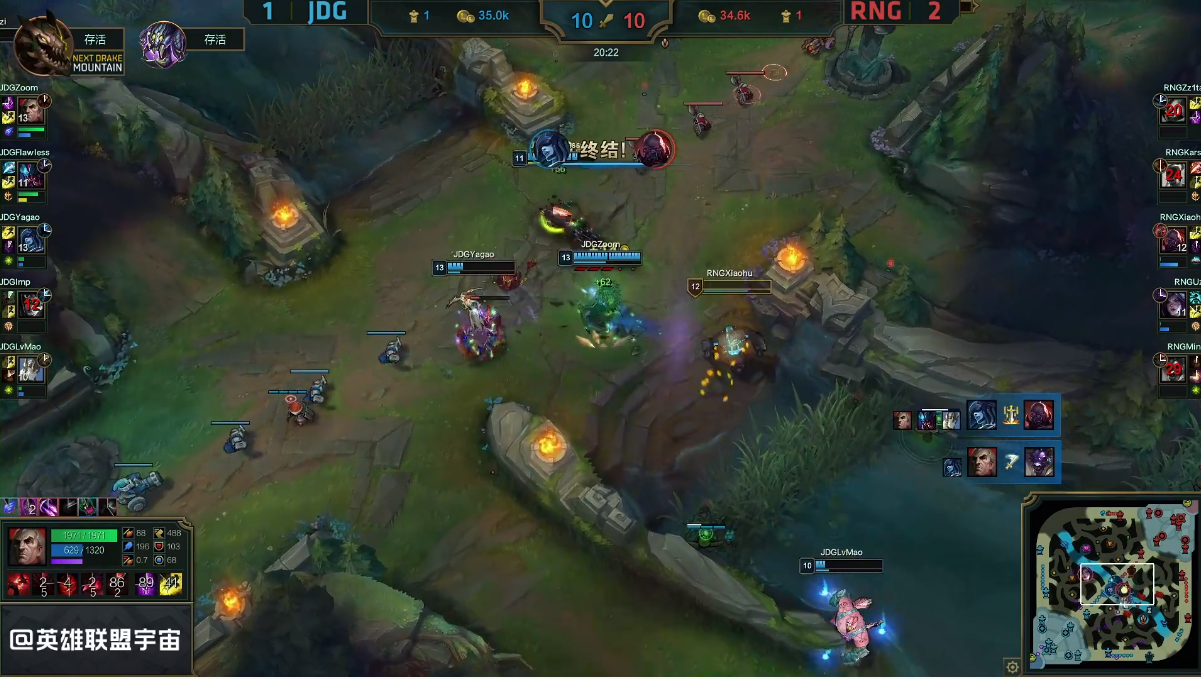 RNG止步八强与EDG成难兄难弟，JDG连续发威获洲际赛名额