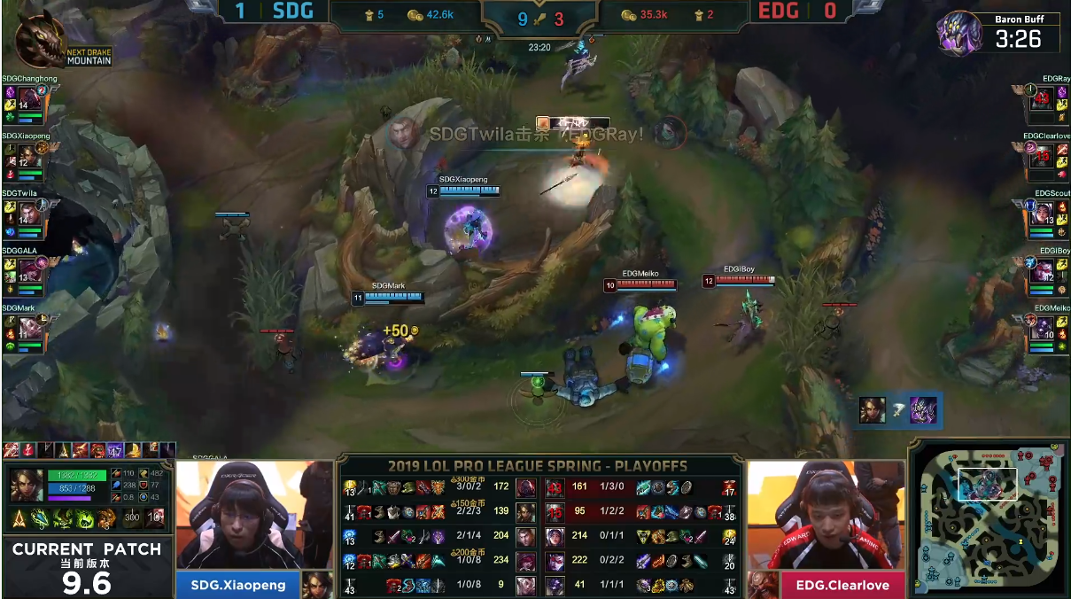 SDG3：0轻松带走EDG晋级，EDG打野互换也没能挽回败势