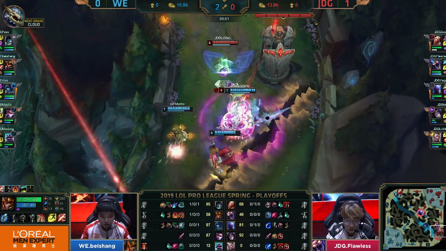 JDG3:1艰难“复仇”WE赢得季后赛首胜，微笑进洲际赛愿望破灭