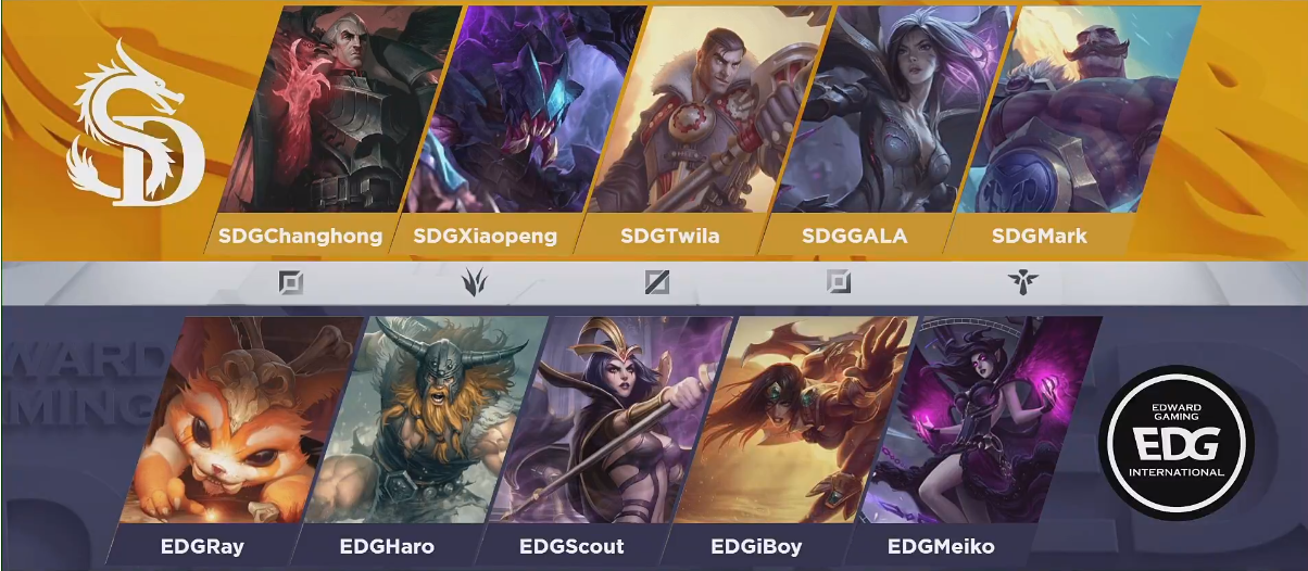SDG3：0轻松带走EDG晋级，EDG打野互换也没能挽回败势