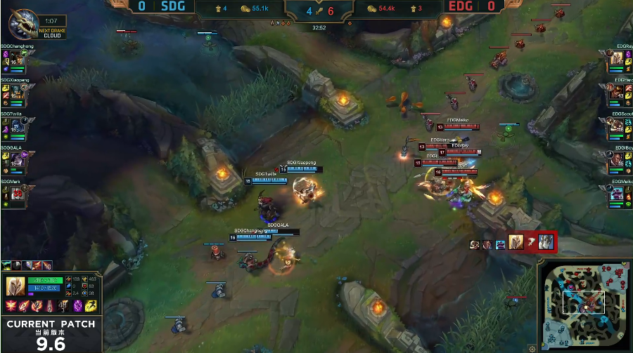 SDG3：0轻松带走EDG晋级，EDG打野互换也没能挽回败势