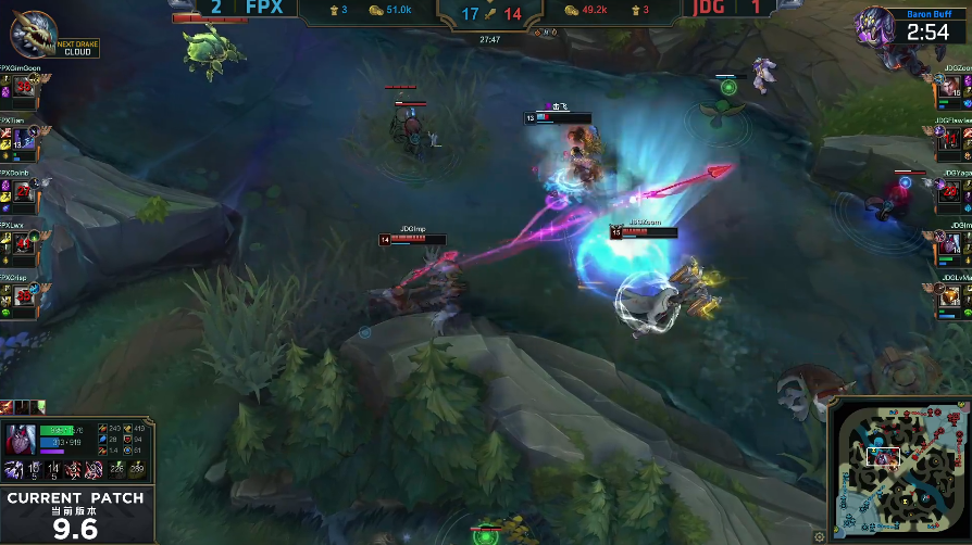 JDG完成黑八传奇，与FPX鏖战五局最终强势翻盘晋级决赛