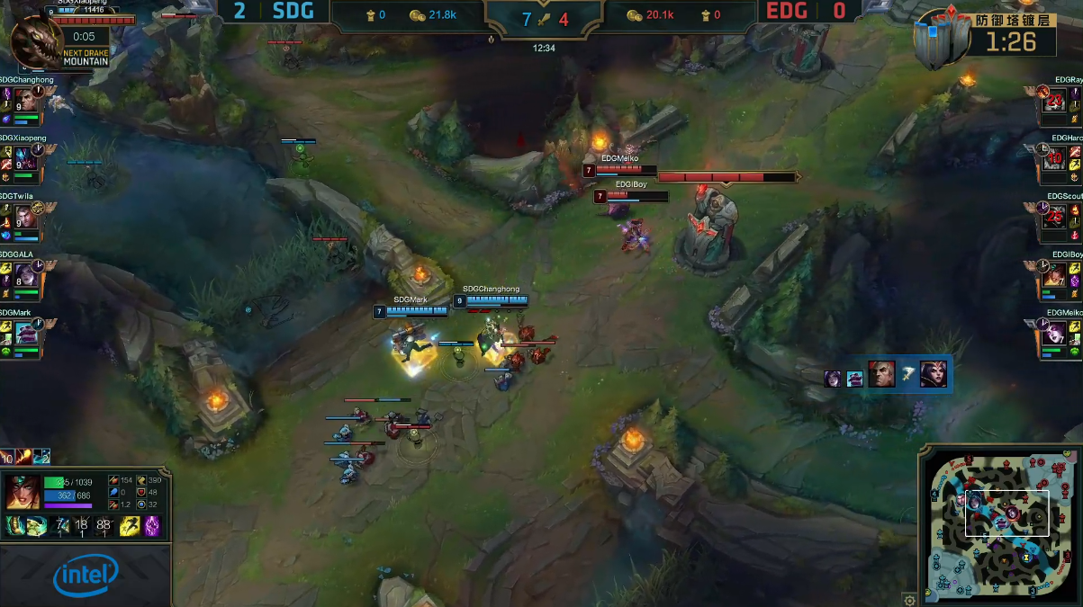 SDG3：0轻松带走EDG晋级，EDG打野互换也没能挽回败势