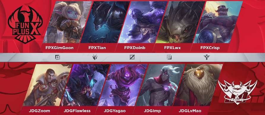 JDG完成黑八传奇，与FPX鏖战五局最终强势翻盘晋级决赛