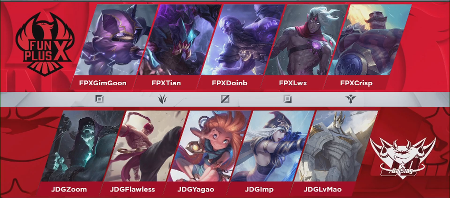 JDG完成黑八传奇，与FPX鏖战五局最终强势翻盘晋级决赛