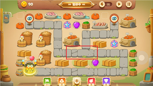 保卫萝卜3集市24关金萝卜攻略 第24关图文攻略详解