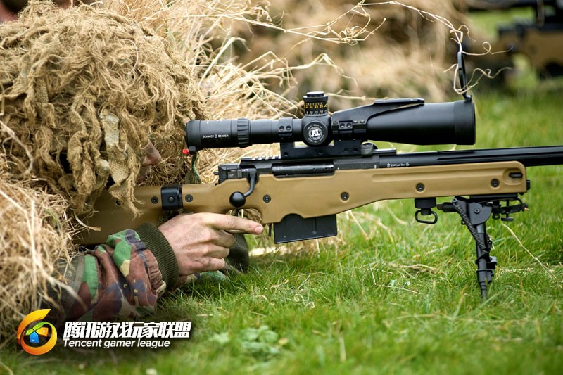 338 lapua magnum的awm改装并且命名为l115a1.