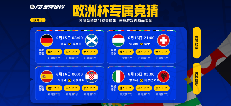 欧陆足坛风云再起，2024欧洲杯全员上场！