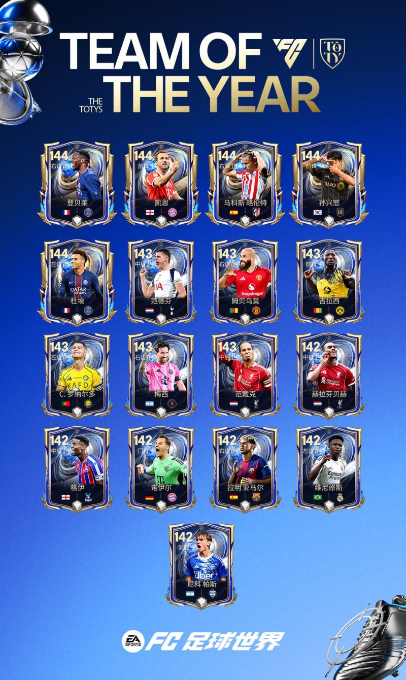 年度最佳即将上线，年度最佳阵容登场！