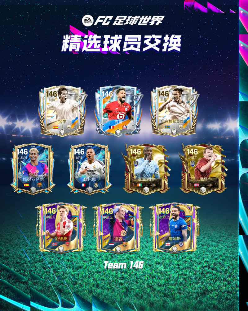 更新爆料丨足球多元宇宙团队2登场，“FC竞技之月”开启