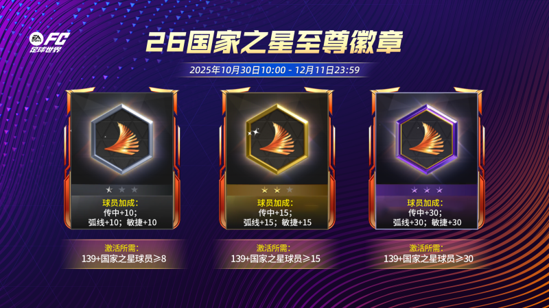 更新爆料丨国家之星活动即将上线，精选交换持续更新！