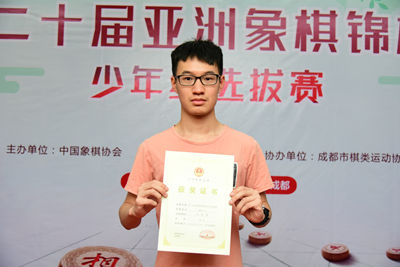 00后孙昕昊勇猛突围获亚锦赛中国少年资格