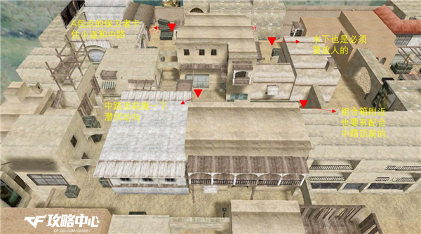 cf国际爆破模式热图沙丘点位及进攻路线介绍