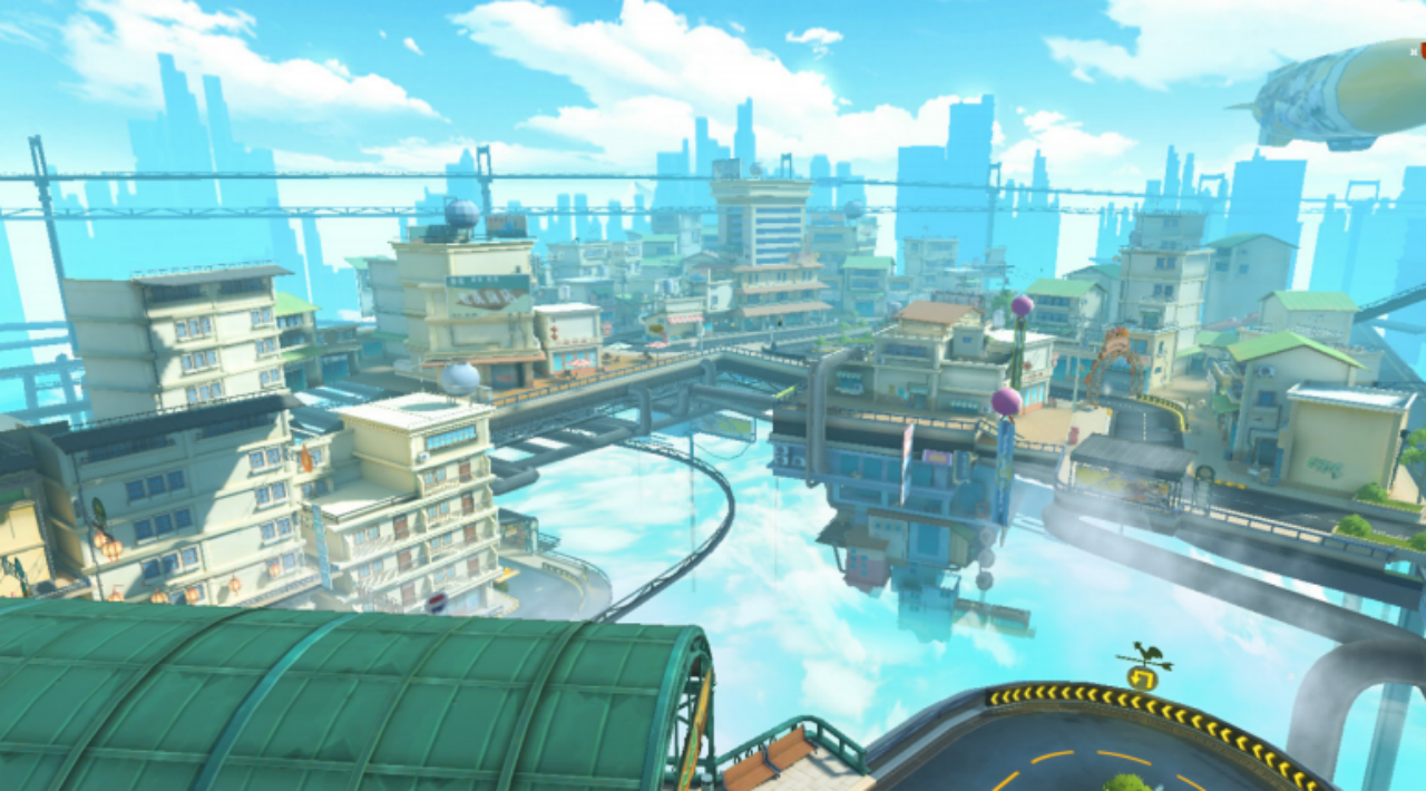 qq飞车第十张老街主题赛道聆风镇来袭