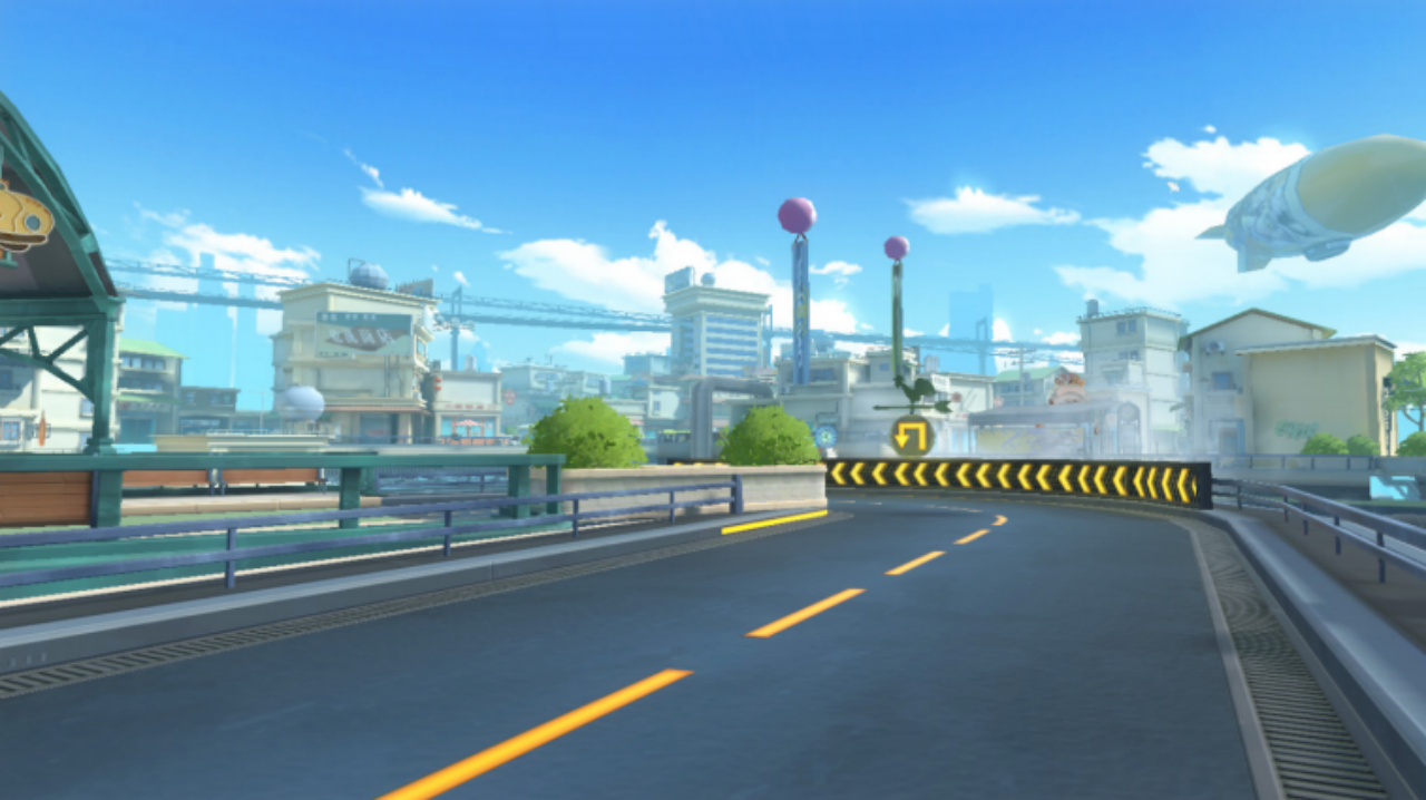 qq飞车第十张老街主题赛道聆风镇来袭