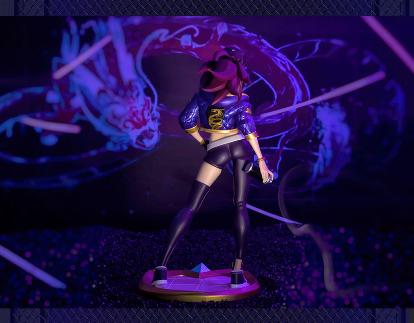 New Authentic Limited League Of Legends K Da Akali Unlocked Statue Action Figure Ebay